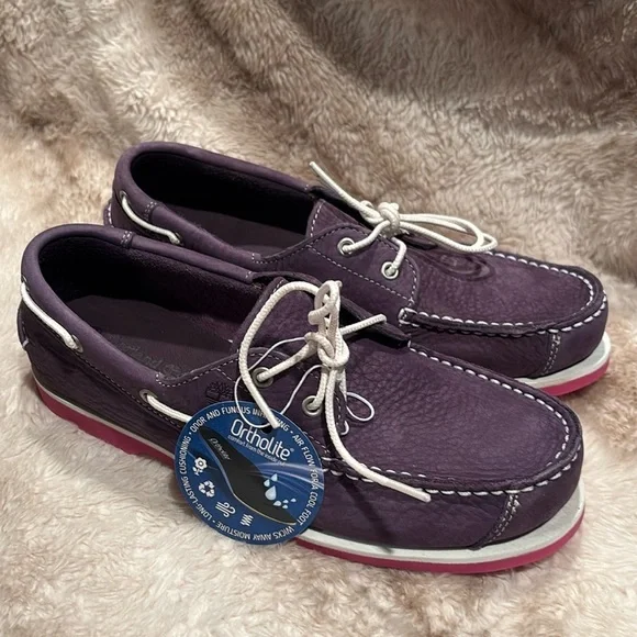 Timberland Earthkeepers leather 2 eye handsewn boat shoe size 8.5 women’s